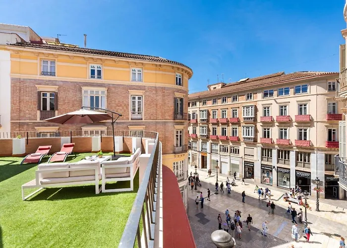 Gran Terraza Con Vistas A Calle Larios