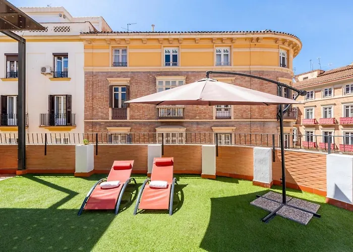 Gran Terraza Con Vistas A Calle Larios
